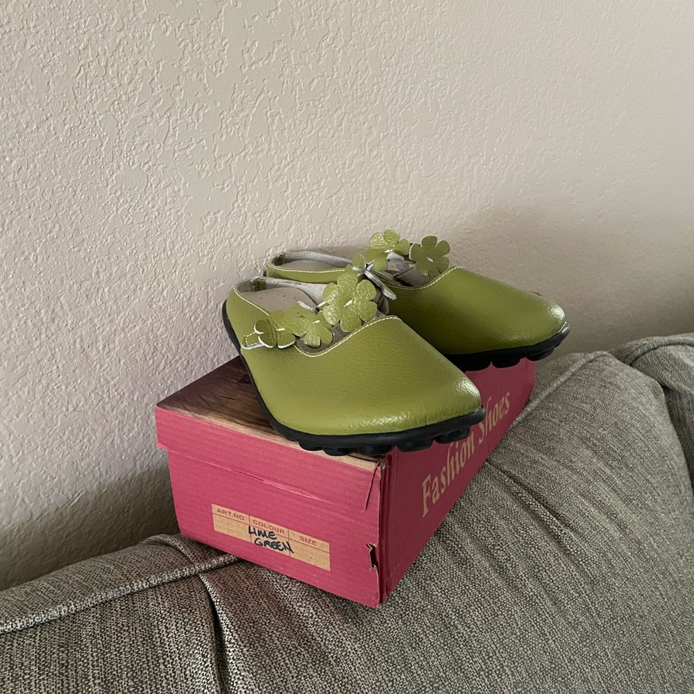 New Lime green shoes